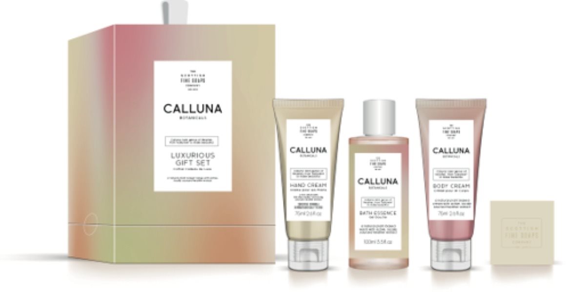 Kozmetikai ajándékcsomag SCOTTISH FINE SOAPS Fényűző szett - Calluna Botanicals