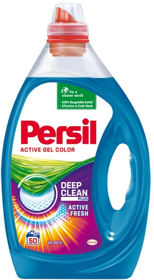 Mosógél PERSIL Deep Clean Plus Active Gel Color mosógél 50 mosás