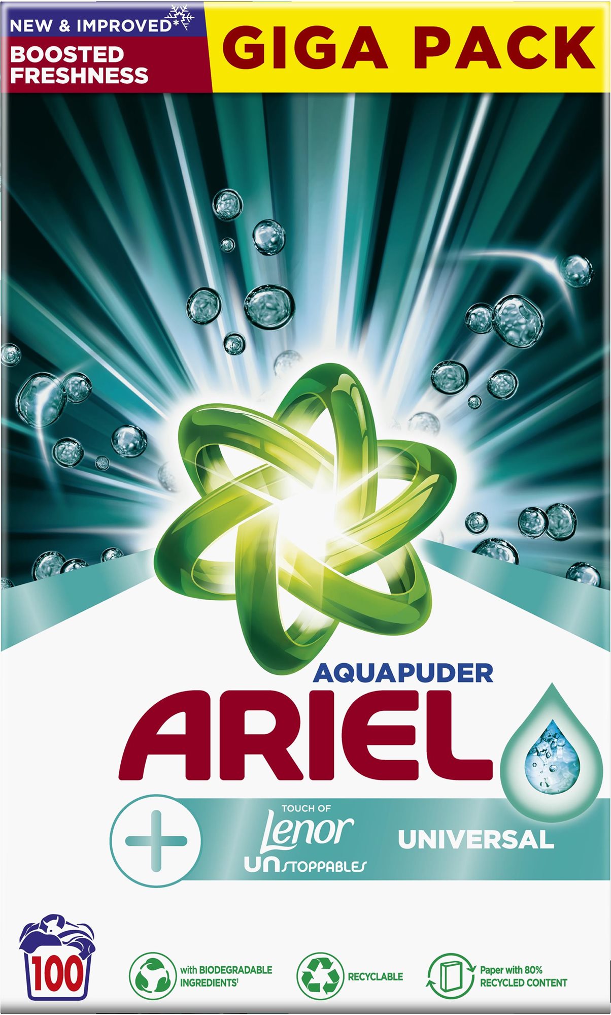 Mosószer ARIEL Touch of Lenor 6