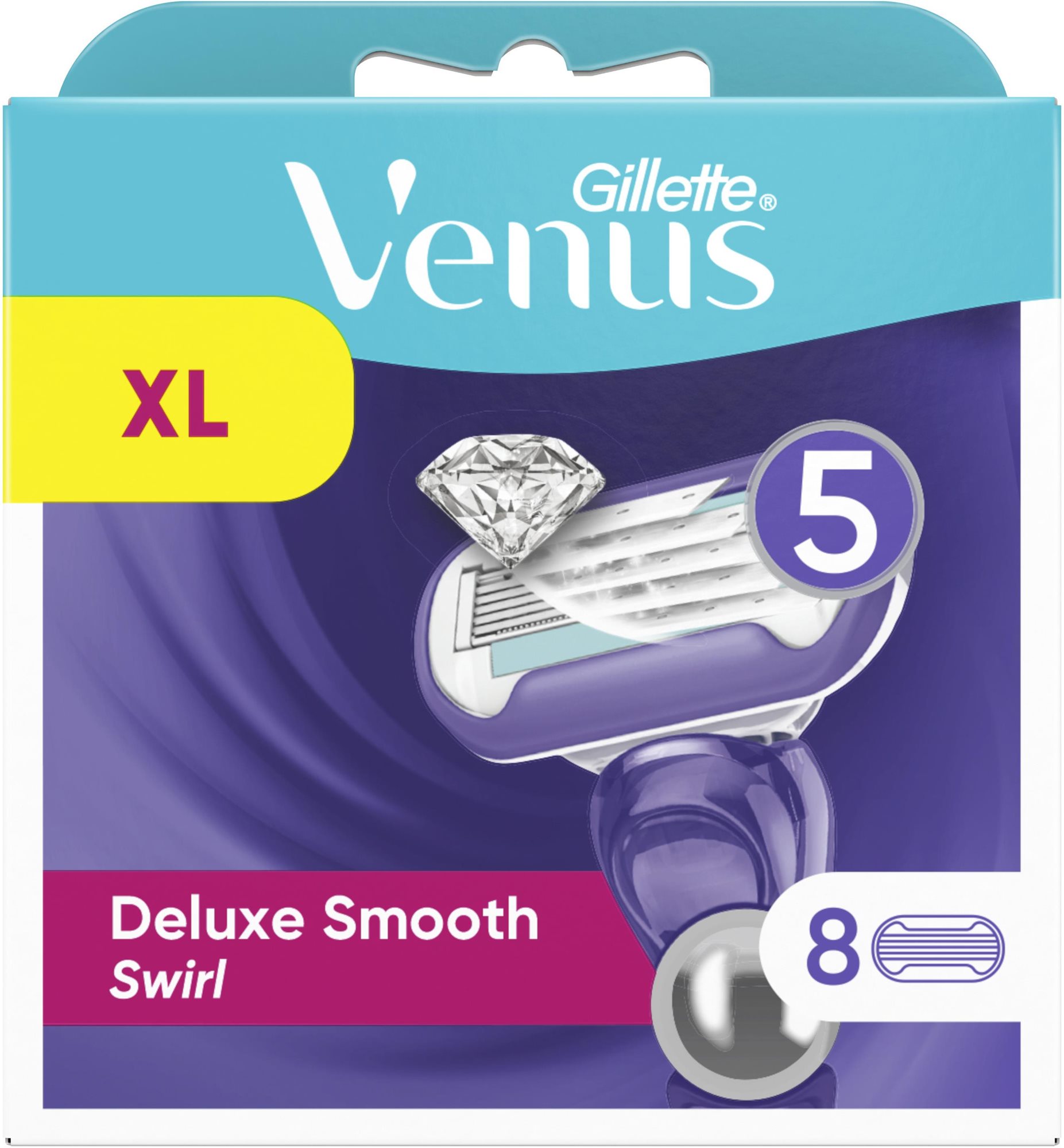 Női borotvabetét GILLETTE Venus Swirl 8 db