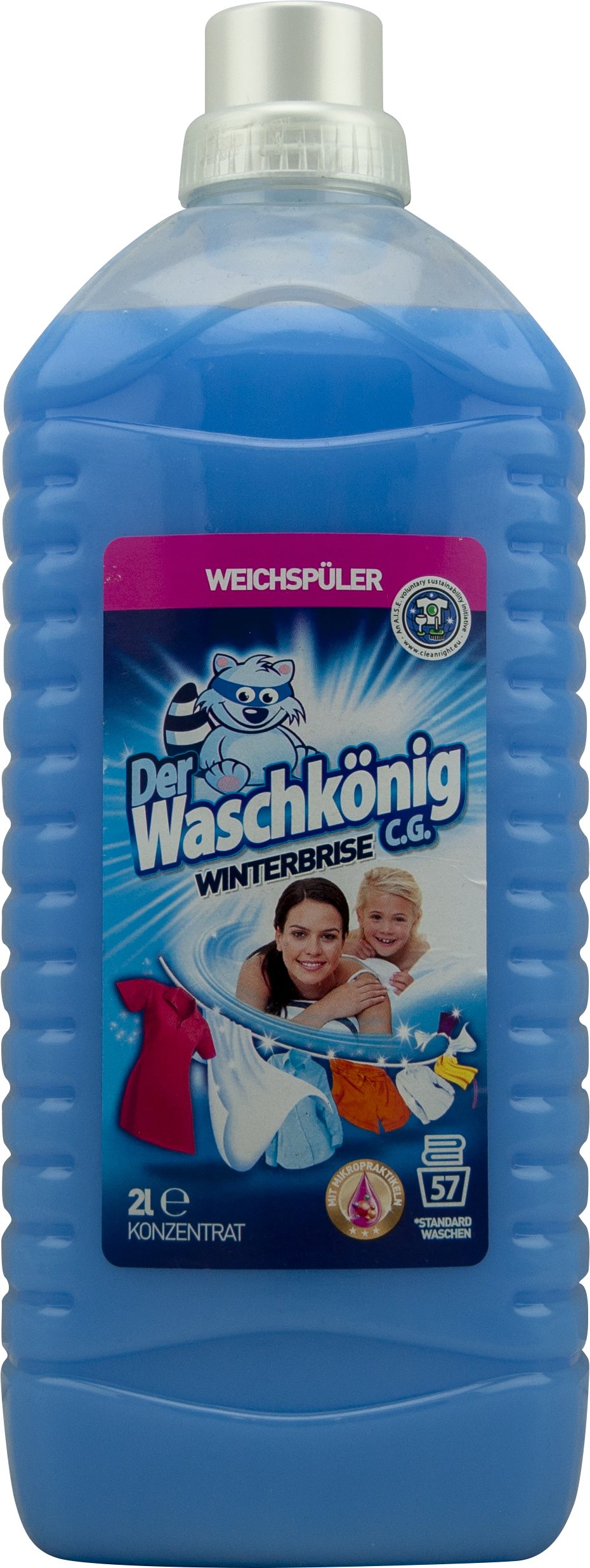 Öblítő DER WASCHKÖNIG Koncentrált öblítő - Winter Breeze 2 l (57 mosás)