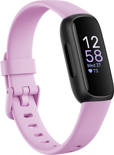 Okoskarkötő Fitbit Inspire 3 Lilac Bliss / Black