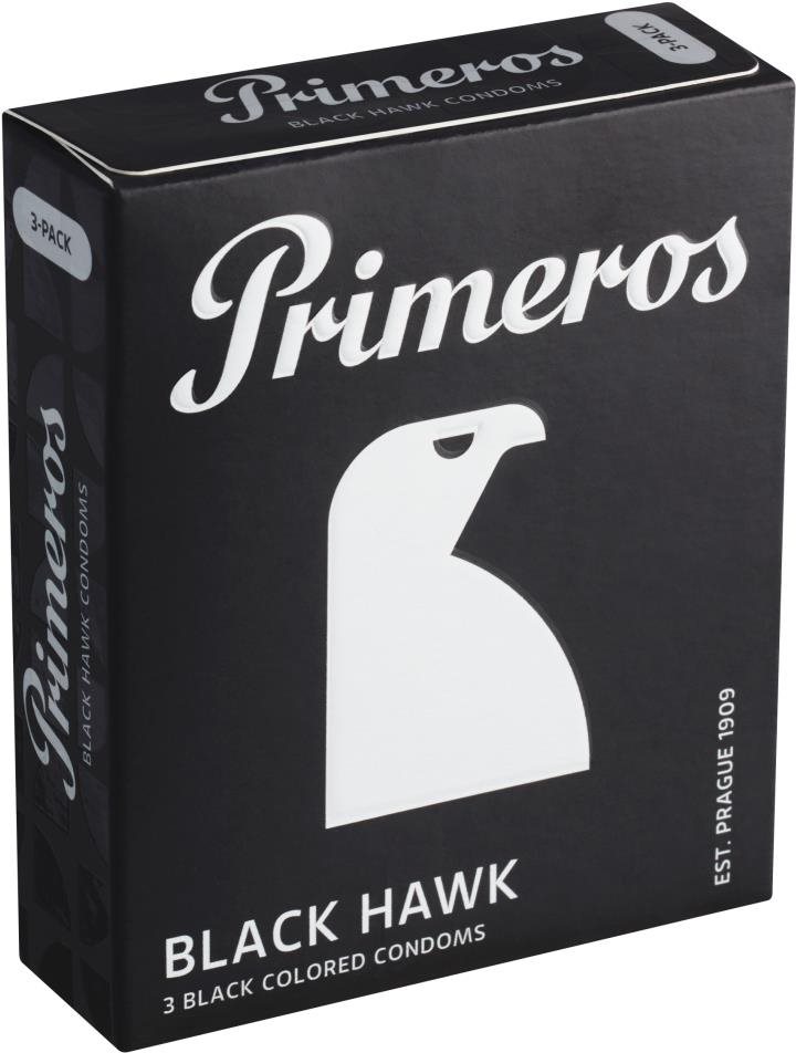 Óvszer PRIMEROS Black Hawk óvszer fekete színben