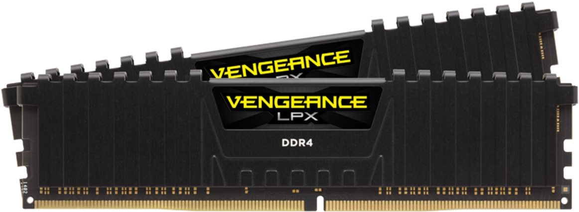 Rendszermemória Corsair 64GB KIT DDR4 3200MHz CL16 Vengeance LPX - fekete