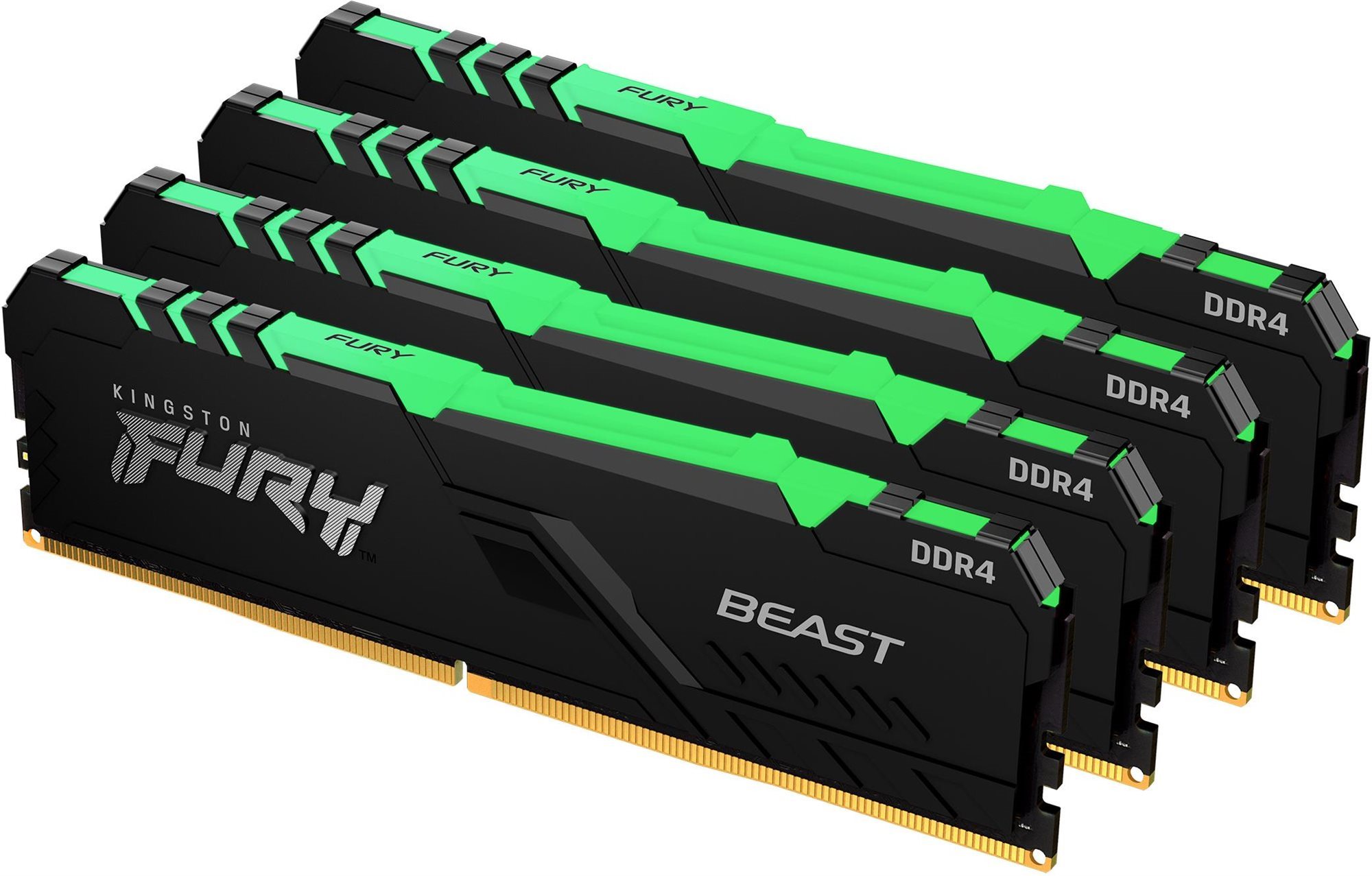 Rendszermemória Kingston FURY 32GB KIT DDR4 3600MHz CL17 Beast RGB