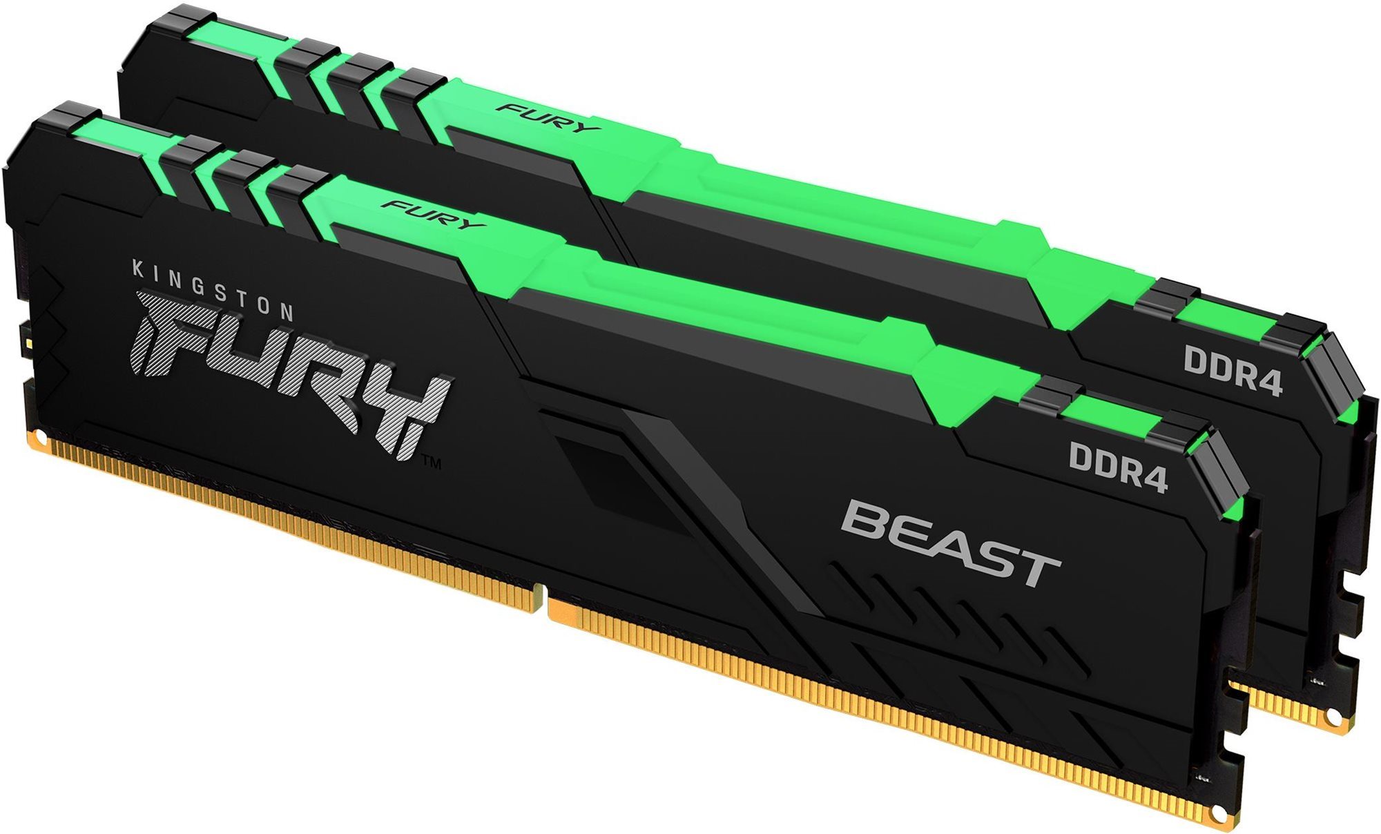 Rendszermemória Kingston FURY 64GB KIT DDR4 2666MHz CL16 Beast RGB