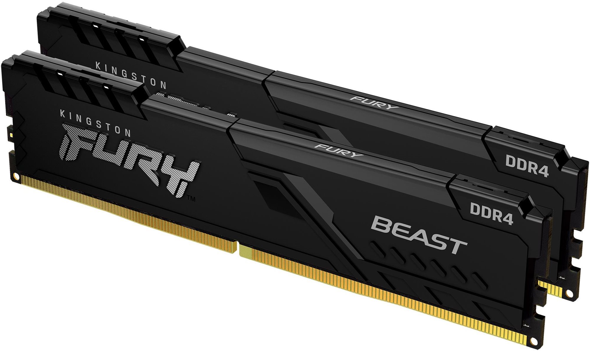 Rendszermemória Kingston FURY 64GB KIT DDR4 3200MHz CL16 Beast Fekete