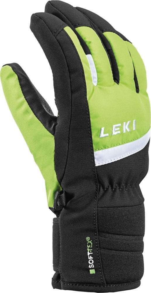 Síkesztyű Leki Max Junior black-lime-white