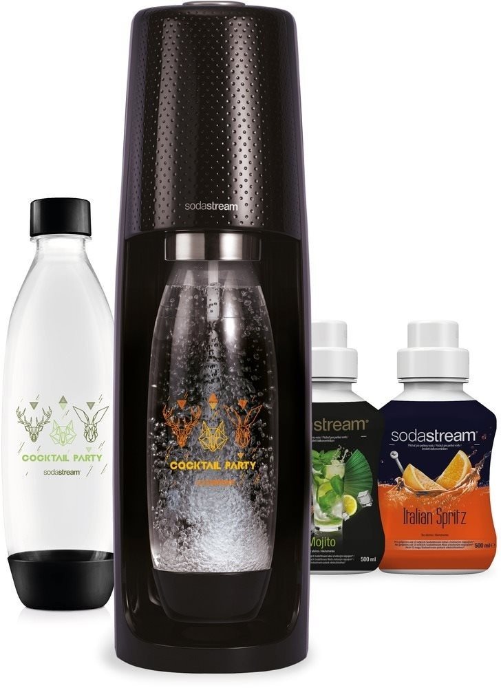 Szódakészítő SodaStream Spirit Black Cocktail Pack