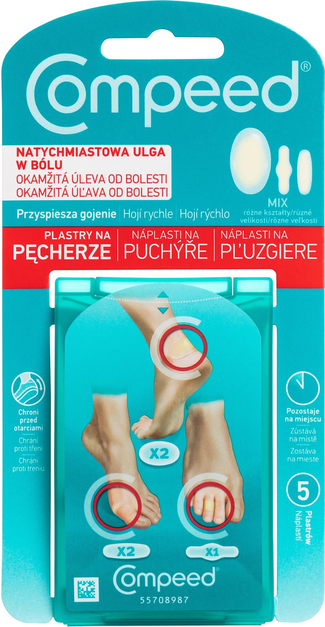 Tapasz COMPEED Hólyagtapasz 5 db