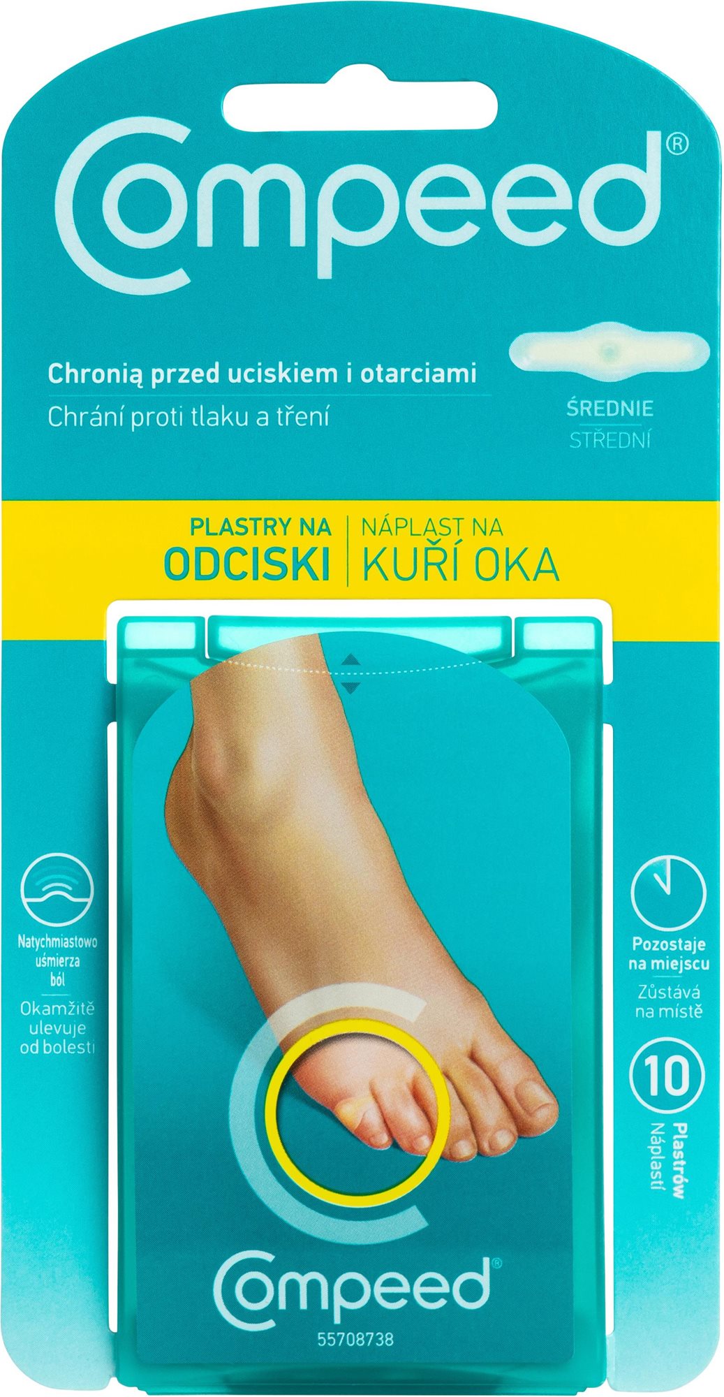 Tapasz COMPEED Tyúkszemtapasz 10 db