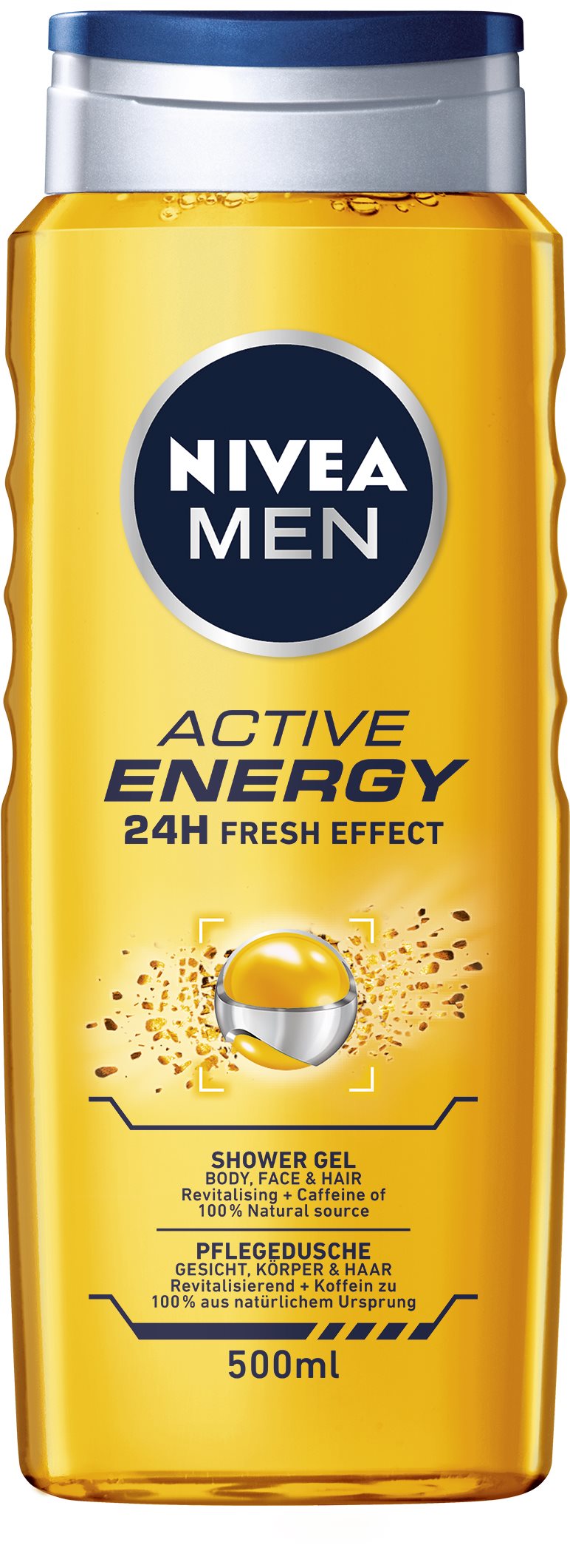 Tusfürdő NIVEA MEN Active Energy Shower 500 ml