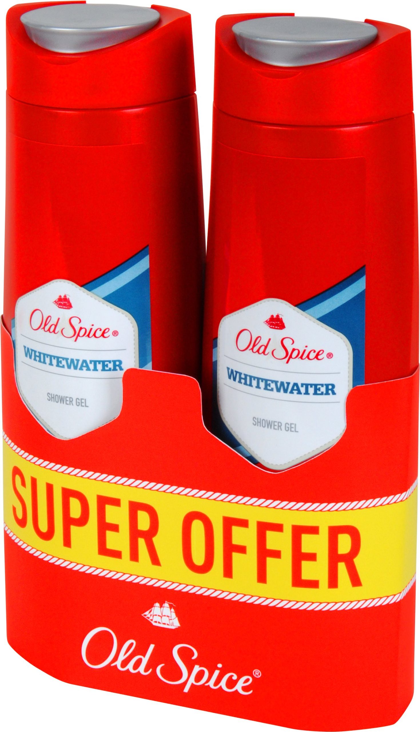 Tusfürdő OLD SPICE Whitewater Shower Gel pack 2× 400 ml