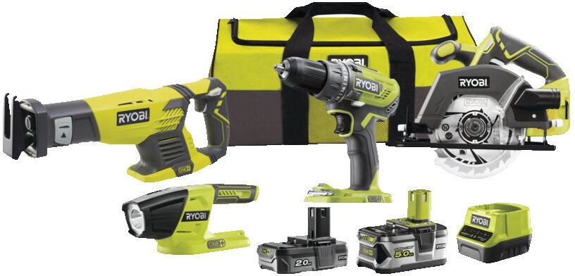 Akkus szerszámkészlet Ryobi R18CK4-252S