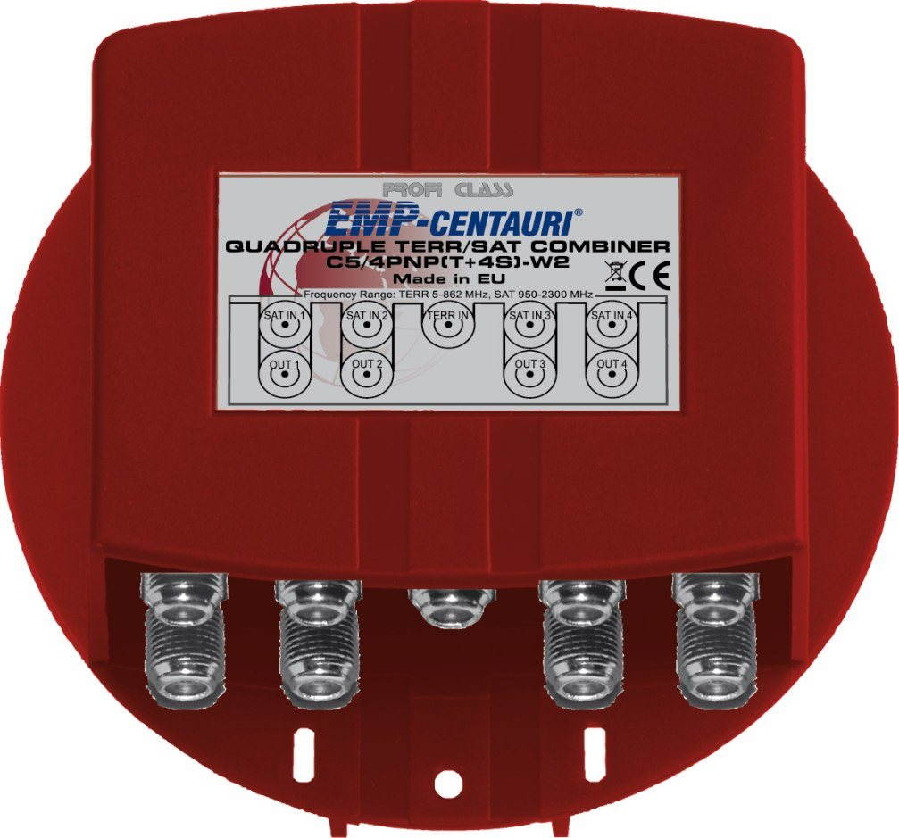 Antenna elosztó EMP-Centauri C5 / 4PNP (T + 4S) -W2 (107. o-W)