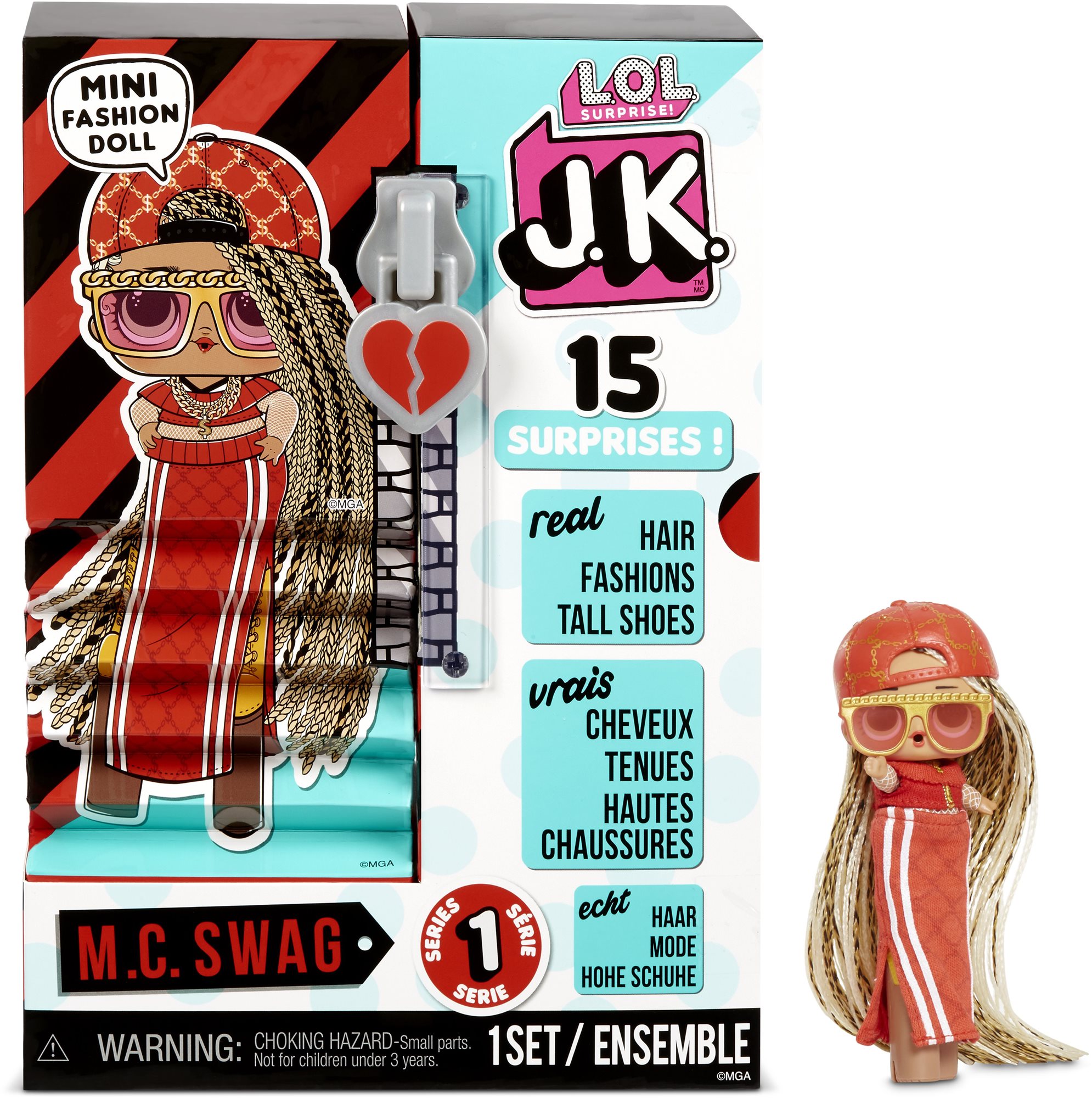 Baba L.O.L. Surprise! J.K. Doll- M.C. Swag