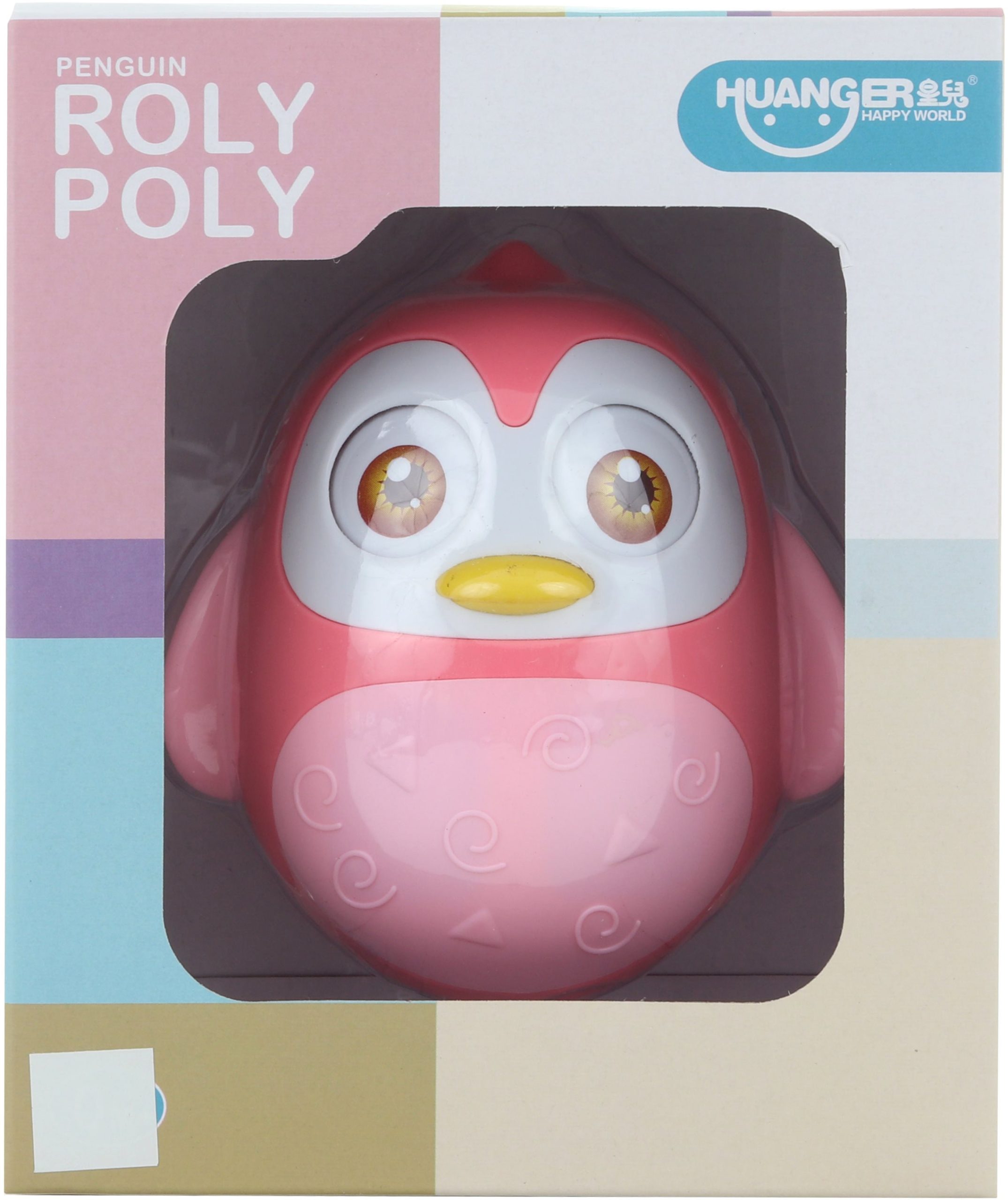Babajáték Rolly-polly rózsaszín