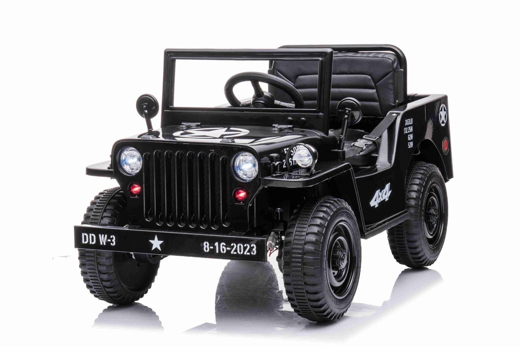 Elektromos autó gyerekeknek USA ARMY Egyszemélyes elektromos kisautó 12V