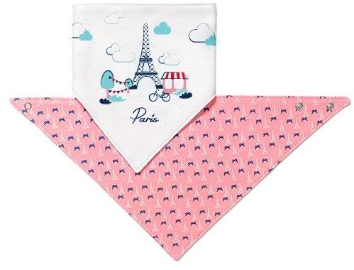 Előke BabyOno bandana nyálékendő Párizs