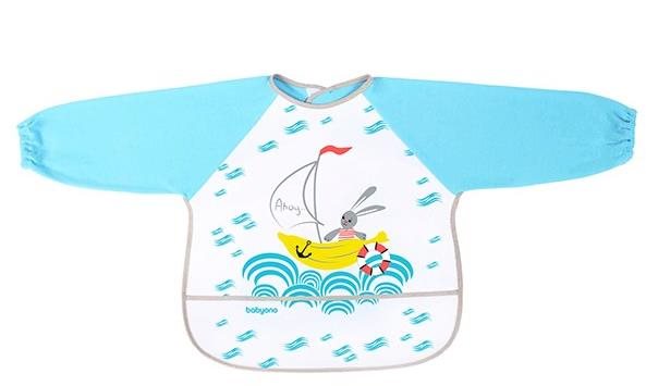 Előke BabyOno hosszú ujjú előke baby adventurer 35 × 40 cm (24 m+)