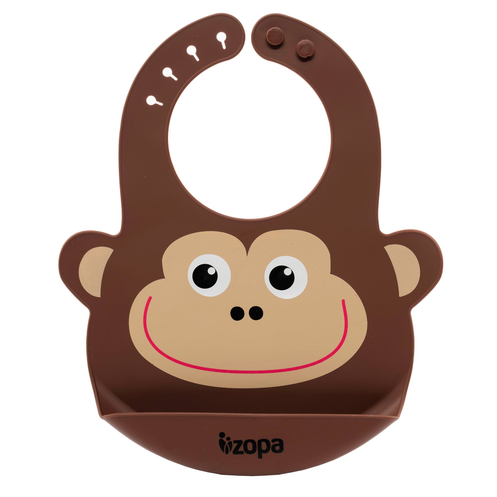 Előke Zopa szilikon előke - Monkey