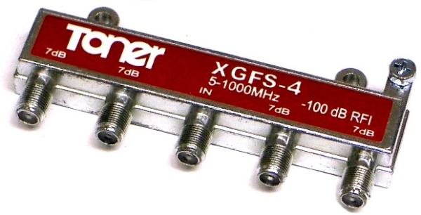 Elosztó TONER XGFS-4 antenna elosztó