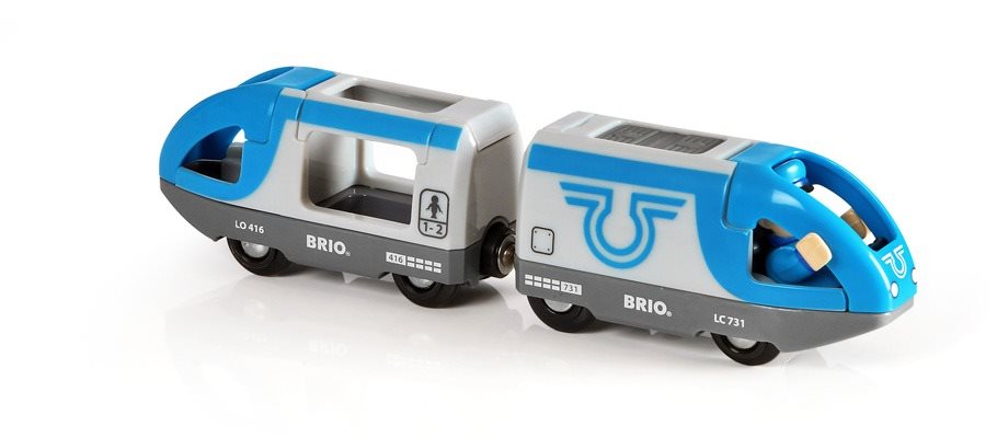 Építőjáték Brio World 33506 Elemes utasszállító vonat