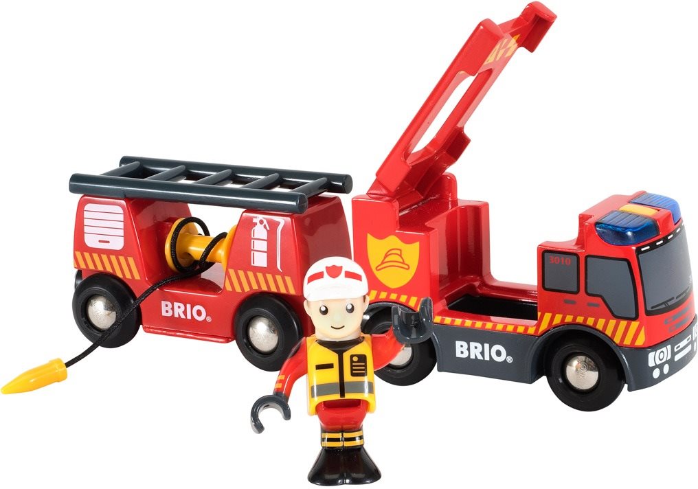 Építőjáték Brio World 33811 Tűzoltókocsi