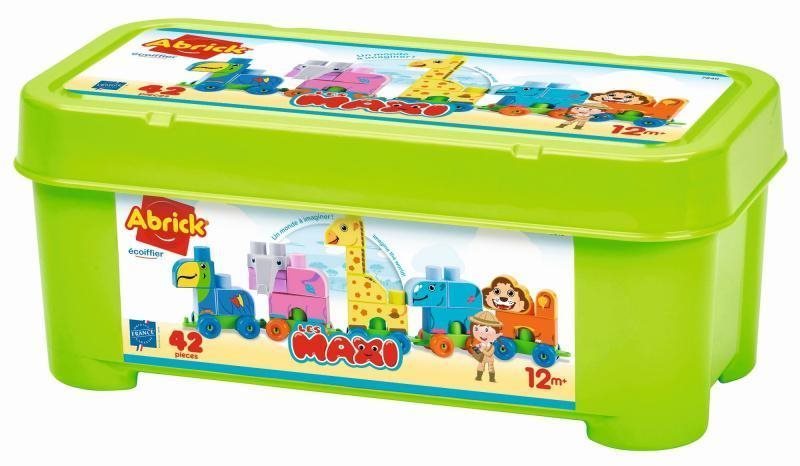 Építőjáték Ecoiffier Abrick Maxi Vonat Állatkert