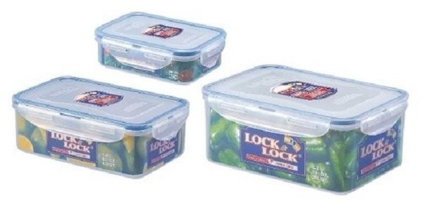 Ételtartó szett Lock&Lock élelmiszerdoboz - 3 db-os szett