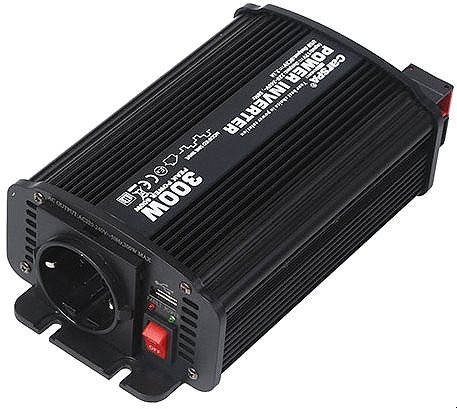 'Feszültség-átalakító Carspa CAR300U-24 24 V/230 V +USB 300