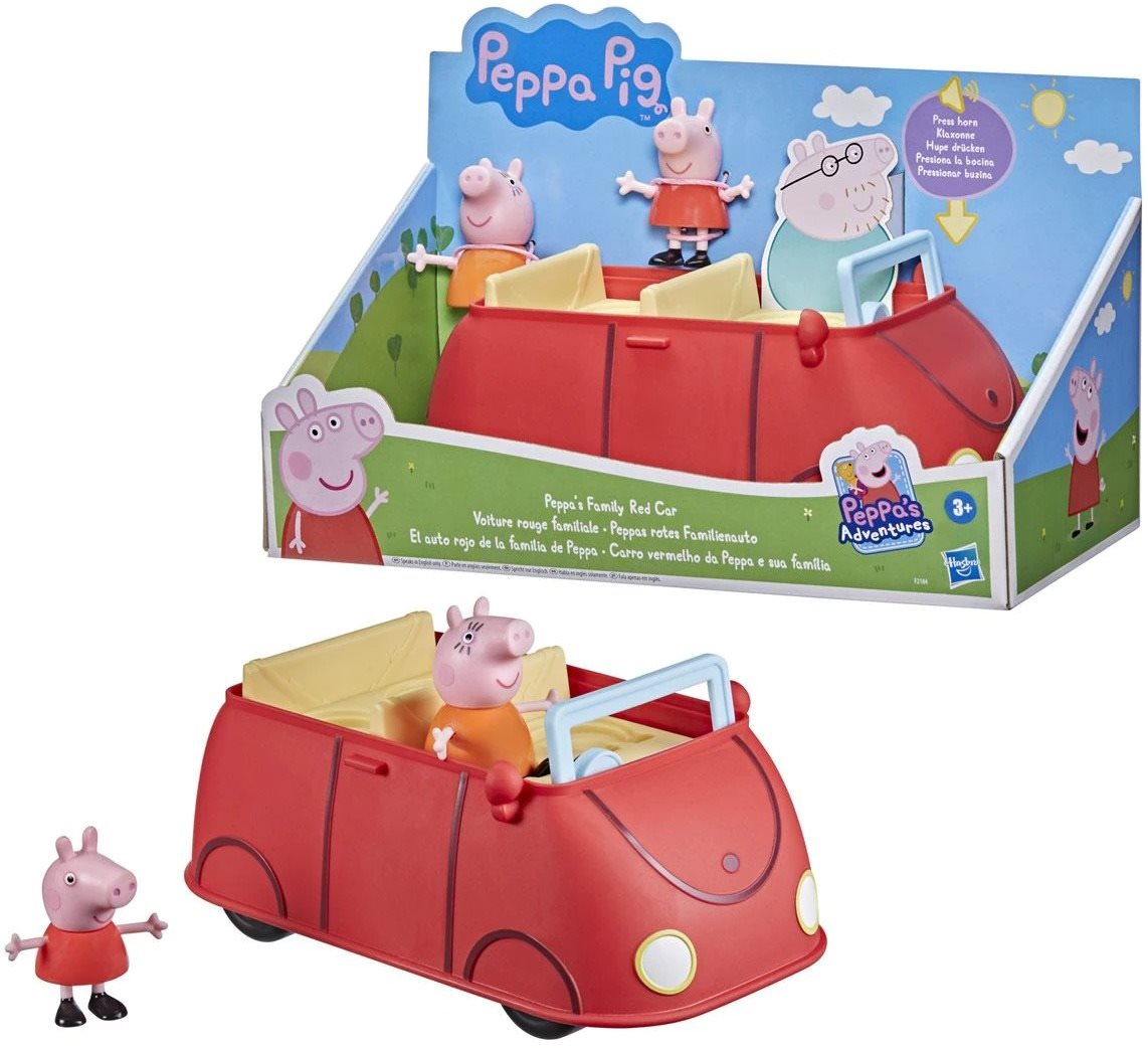 Figura kiegészítő Peppa malac - Piros családi autó