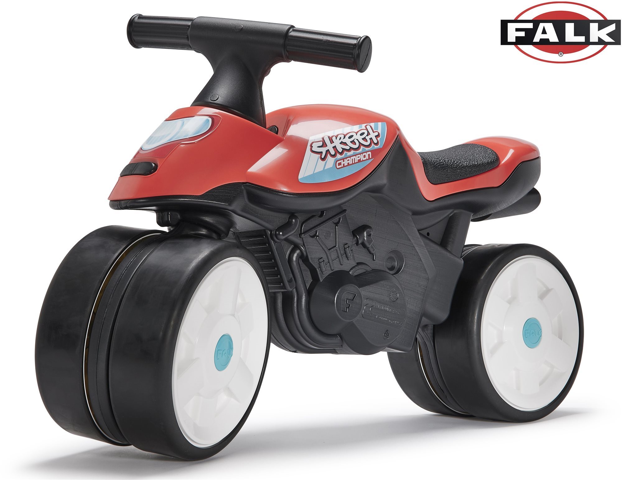 Futóbicikli Falk Futóbicikli Baby Moto Team Bud Racing piros