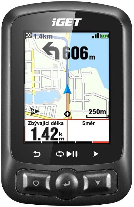 GPS navigáció iGET CYCLO SZETT C250 GPS navigáció