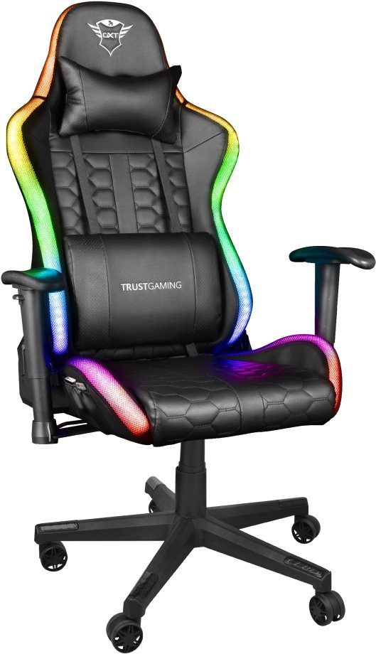 Gamer szék TRUST GXT 716 Rizza RGB LED Gaming Chair