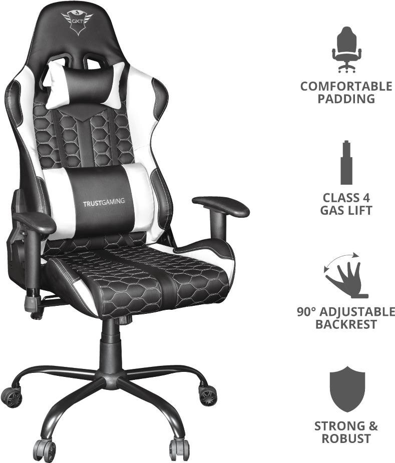 Gamer szék Trust GXT708W Resto Chair