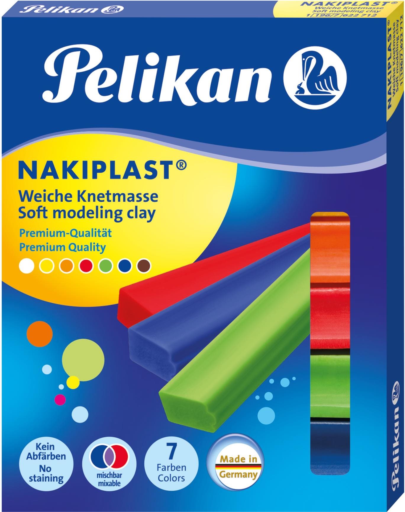 Gyurma Pelikan Nakiplast 7 szín