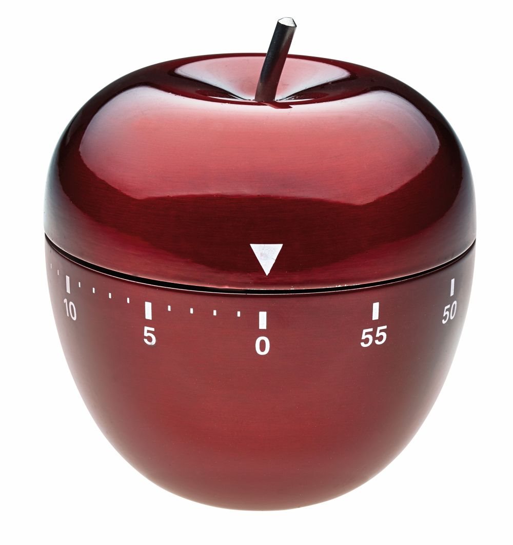 Időzítő Mechanikus percmérő TFA 38.1030.05 - piros alma