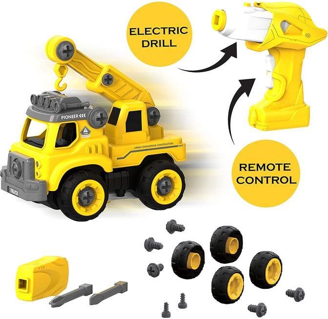 Interaktív játék EDUSHAPE DIY daru távirányítóval