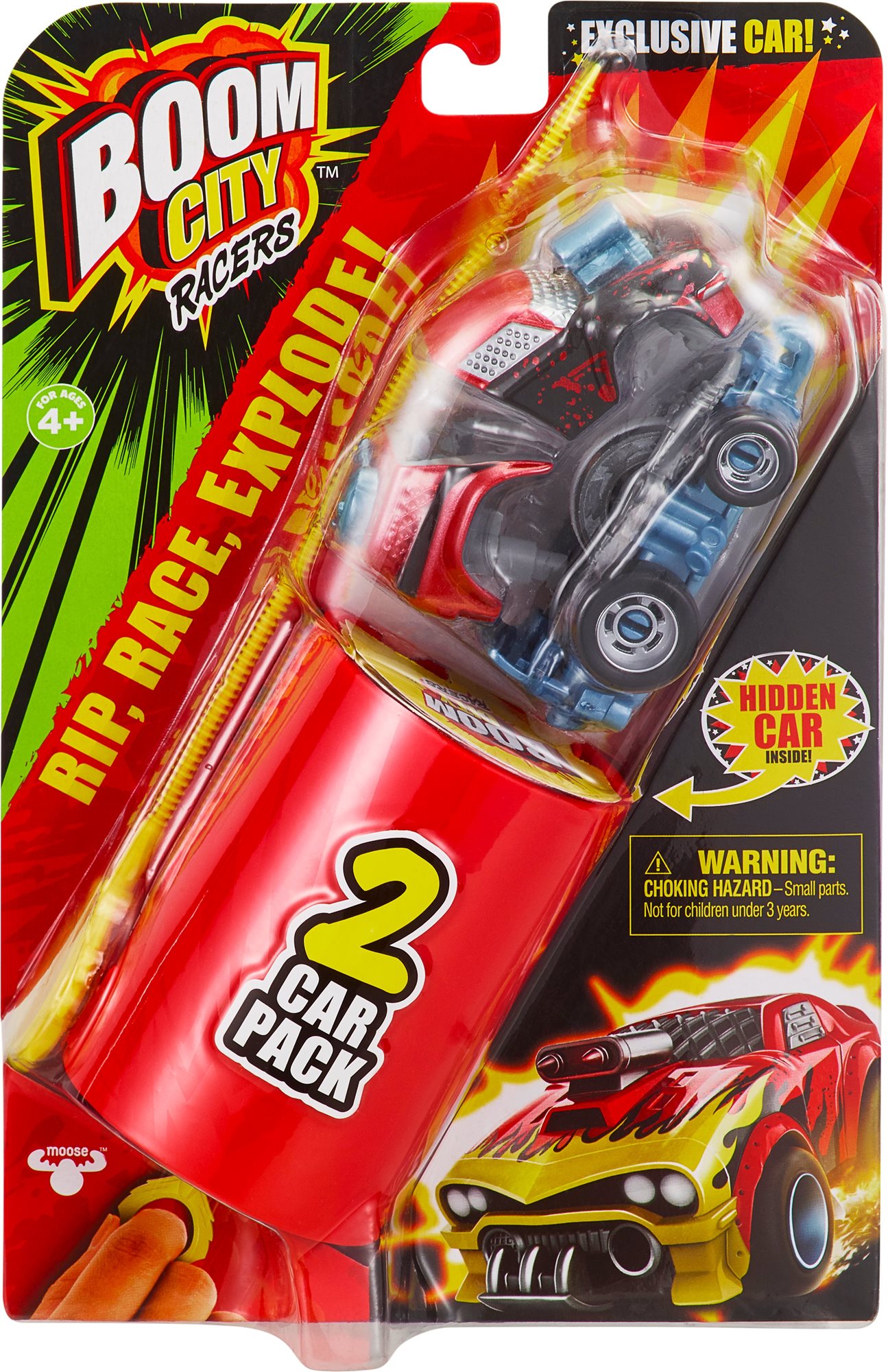 Játék autó Boom City Racers - Boom yah! X kettős csomag
