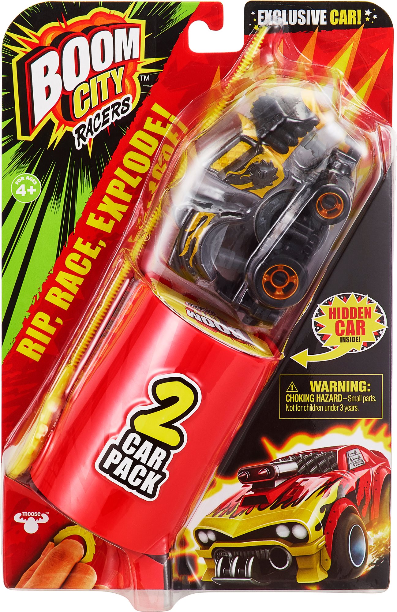Játék autó Boom City Racers - Sütés D! X kettős csomag