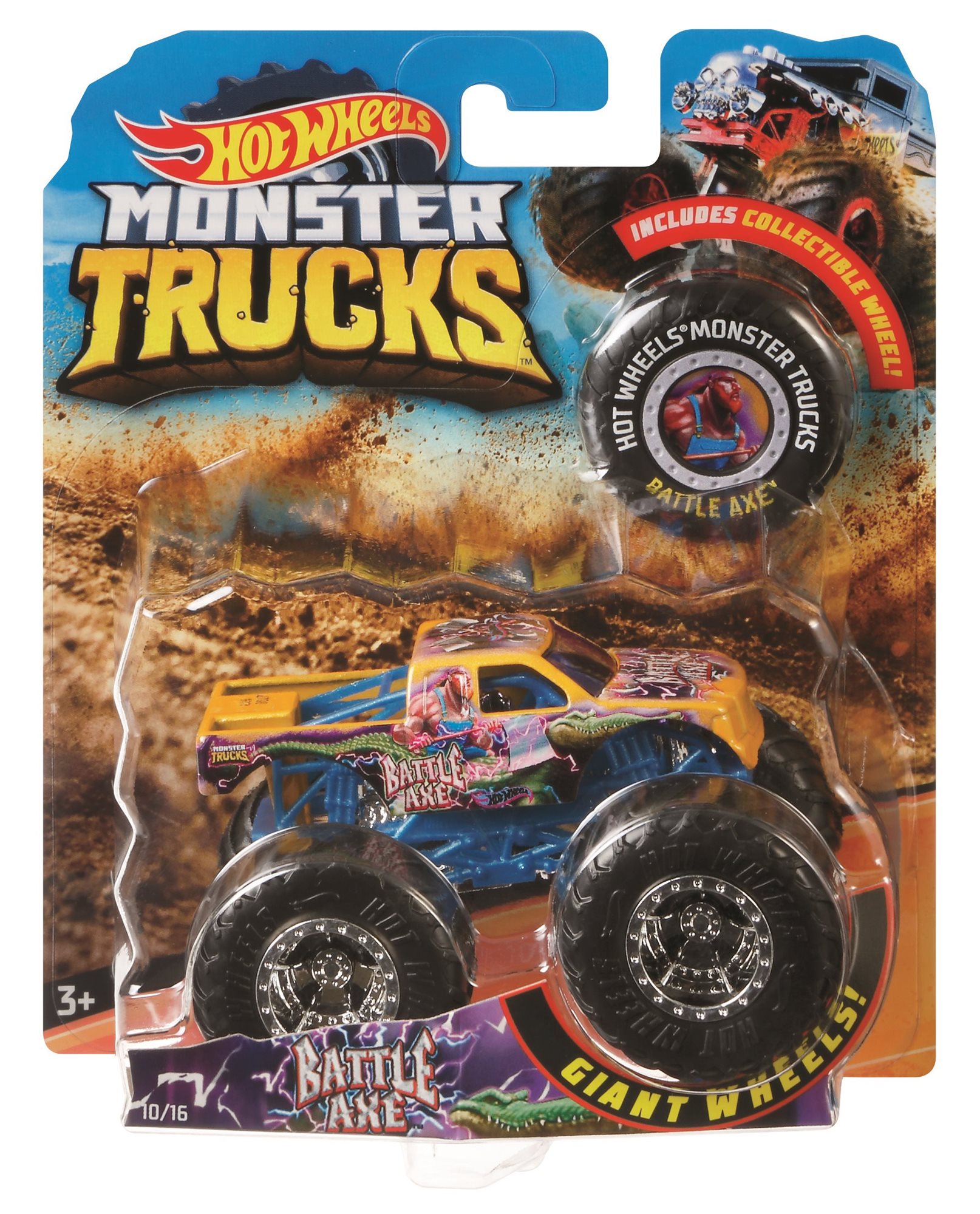 Játék autó Hot Wheels Monster trucks kaszkadőrmutatványok