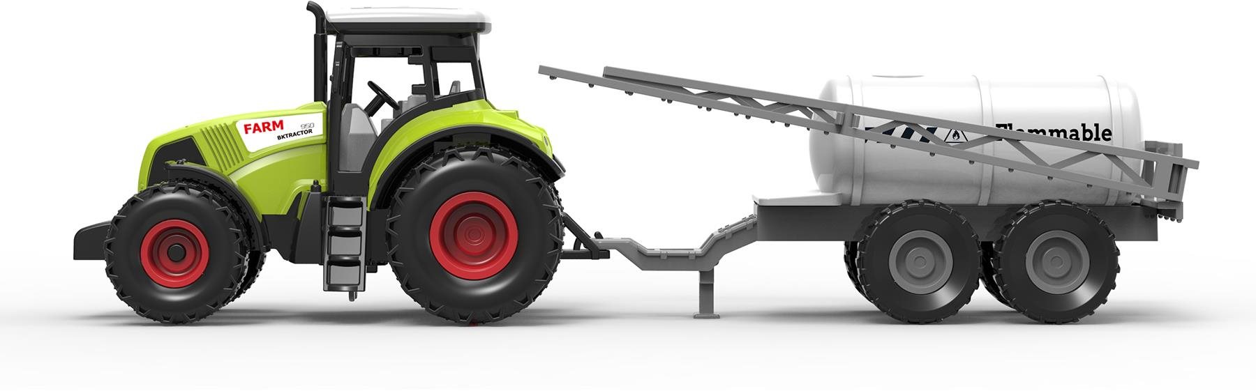 Játék autó Rappa műanyag traktor hanggal és fénnyel