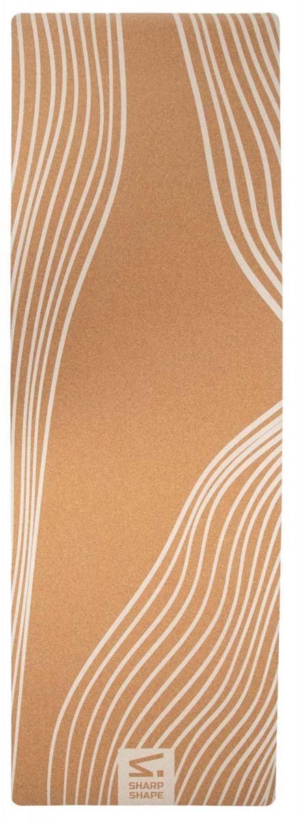 Jógaszőnyeg Sharp Shape Cork Yoga Mat Zen White