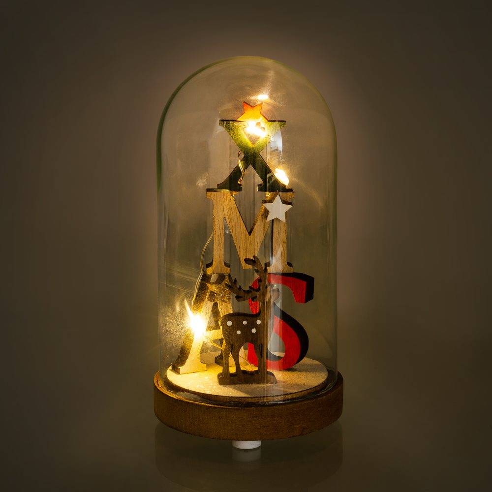 Karácsonyi világítás RETLUX RXL 317 kupola kicsi 3LED xmas WW