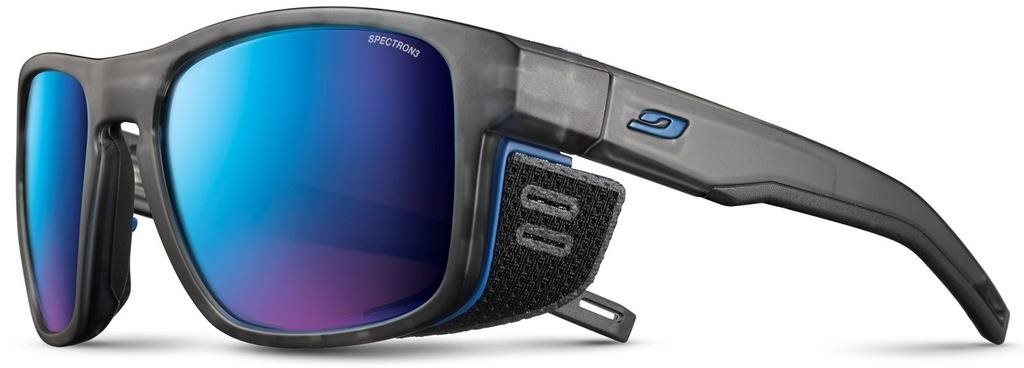 Kerékpáros szemüveg Julbo Shield M Sp3 Cf Transluscent Grey/Blue