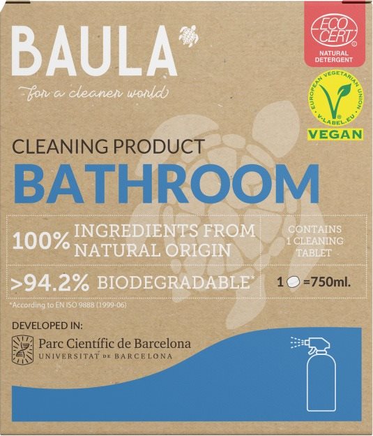 Környezetbarát tisztítószer BAULA Fürdőszobai tabletta 5 g