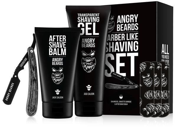 Kozmetikai ajándékcsomag ANGRY BEARDS Shavetta Garrigue készlet