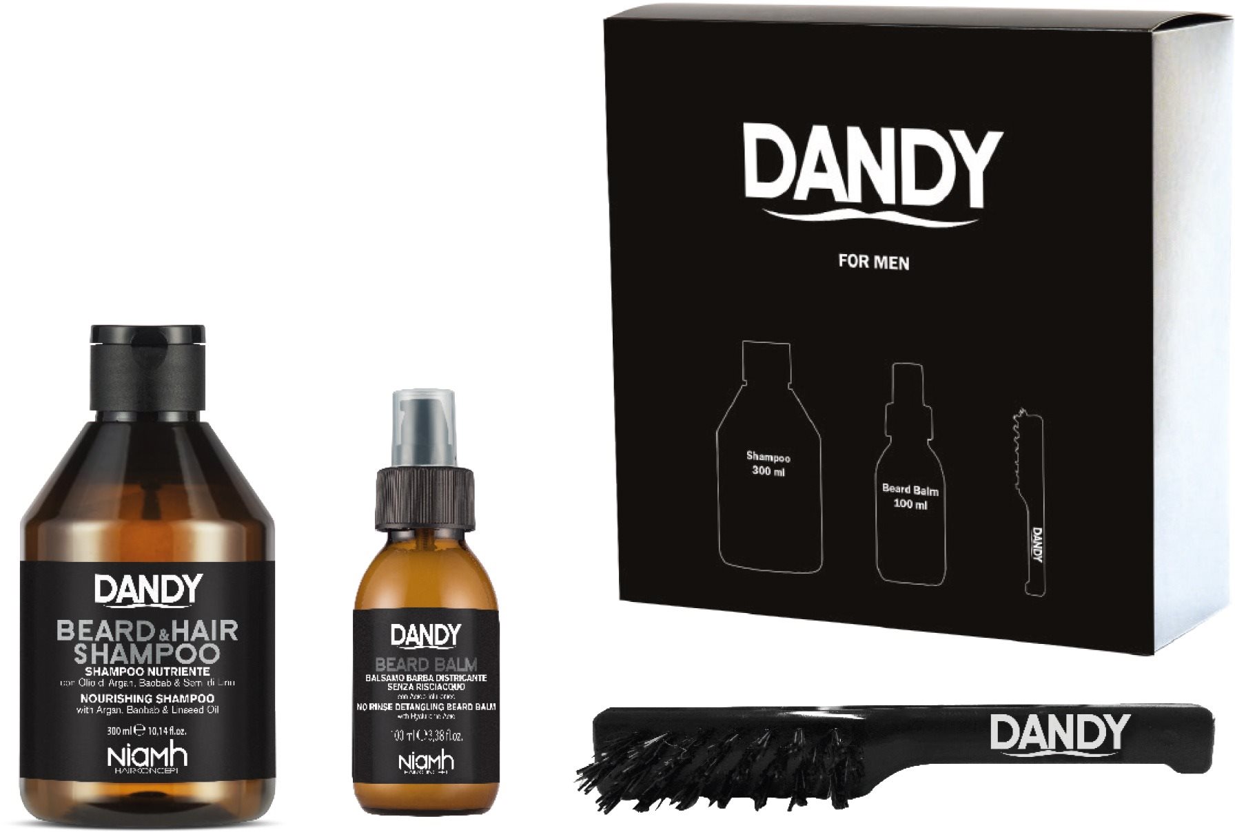 Kozmetikai ajándékcsomag DANDY Beard Gift Bag