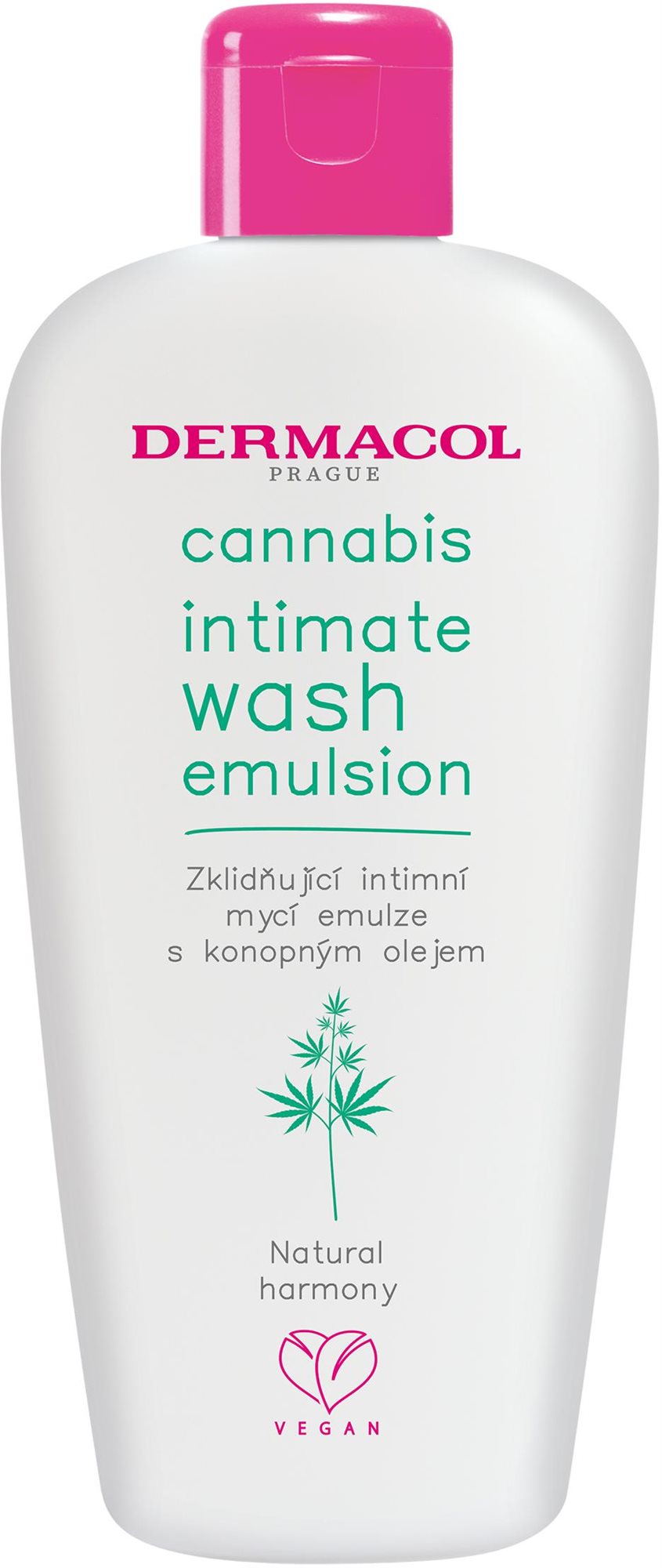 Krémtusfürdő DERMACOL Cannabis intimate wash emulsion 200 ml